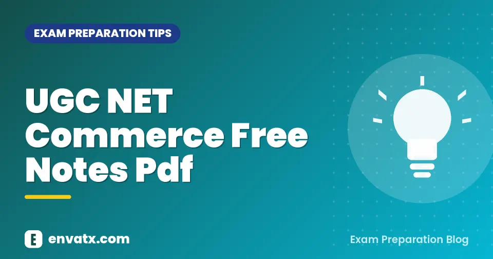 UGC NET Commerce Free Notes Pdf