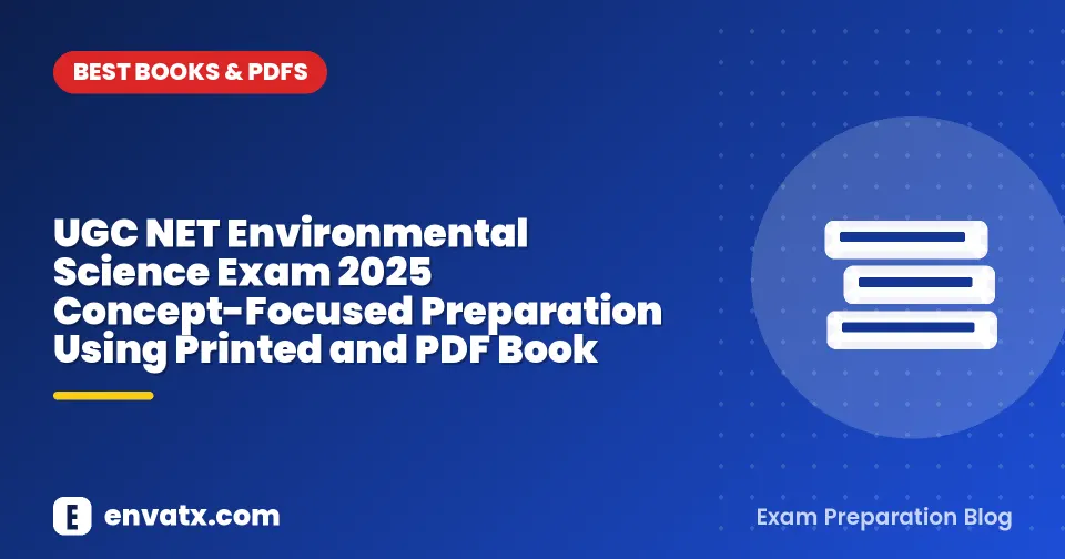 UGC NET Environmental Science Exam 2025 Concept-Focused Preparation Using Printed and PDF Book