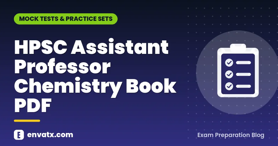 HPSC Assistant Professor Chemistry Book PDF