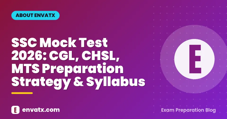 SSC Mock Test 2026: CGL, CHSL, MTS Preparation Strategy & Syllabus