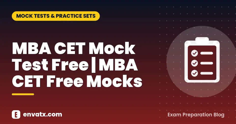 MBA CET Mock Test Free | MBA CET Free Mocks