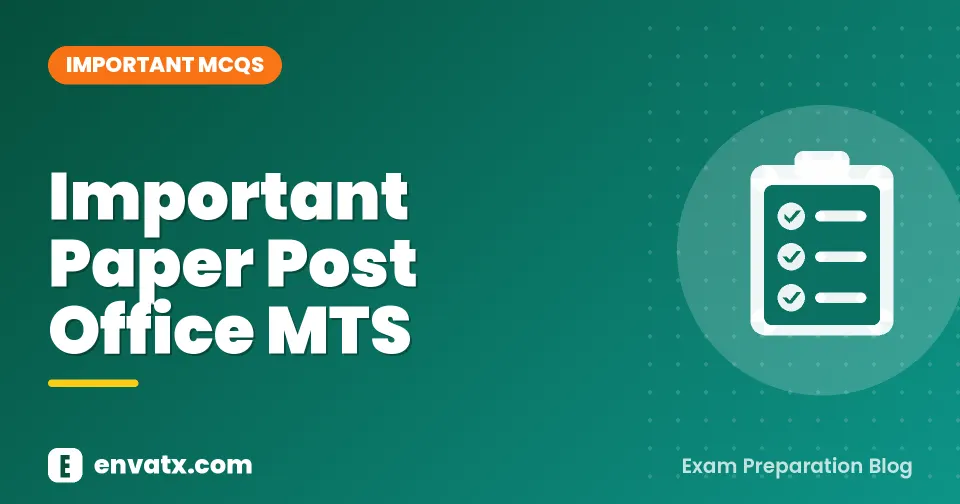 Important Paper Post Office MTS