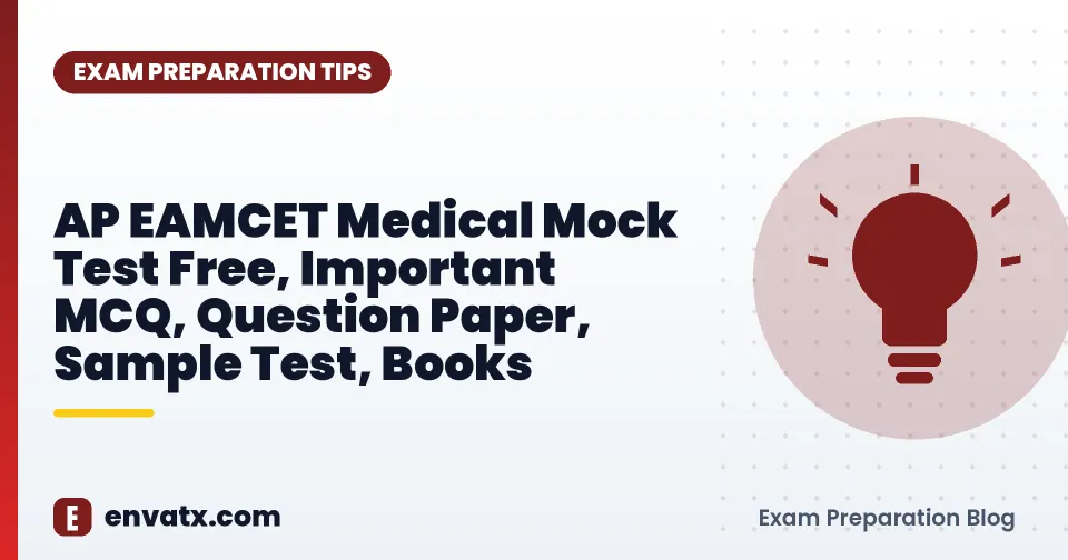 AP EAMCET Medical Mock Test Free, Important MCQ, Question Paper, Sample Test, Books