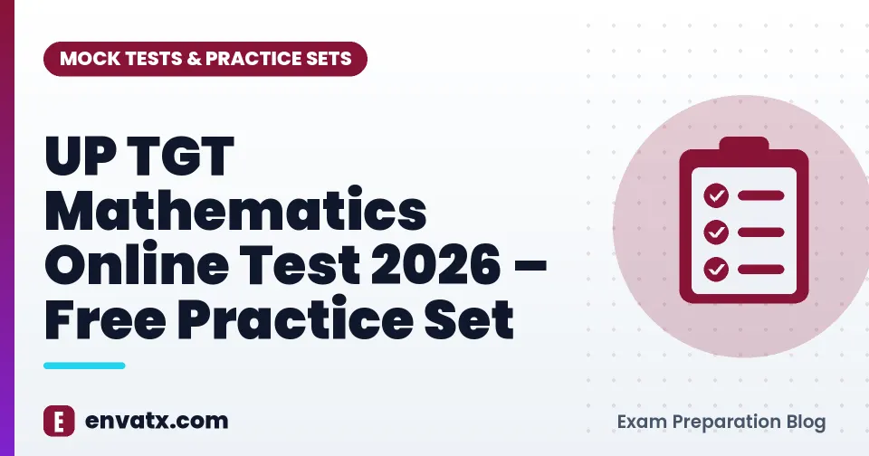 UP TGT Mathematics Online Test 2026 – Free Practice Set