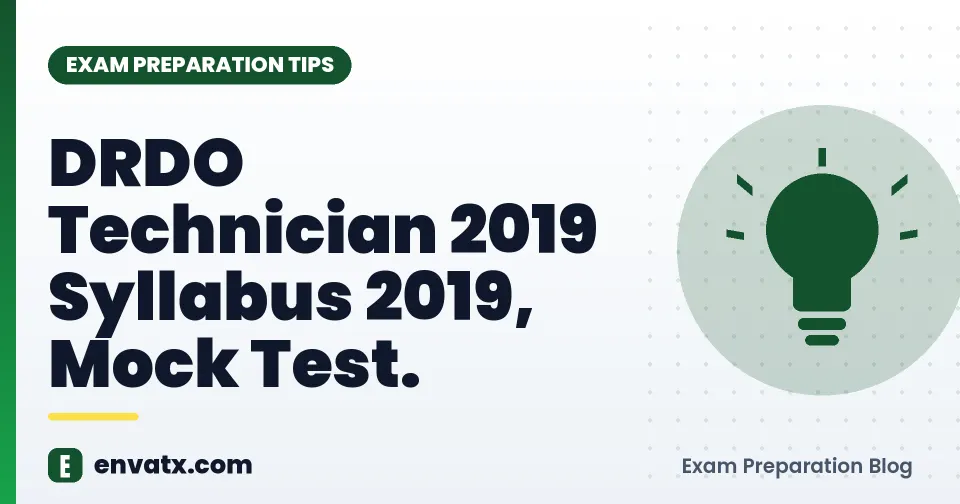 DRDO Technician 2019 Syllabus 2019, Mock Test.