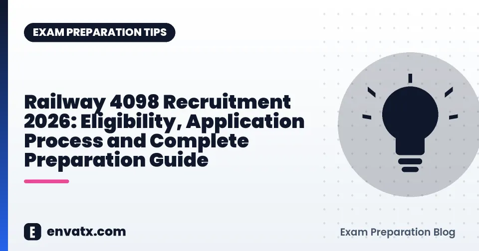 Railway 4098 Recruitment 2026: Eligibility, Application Process and Complete Preparation Guide
