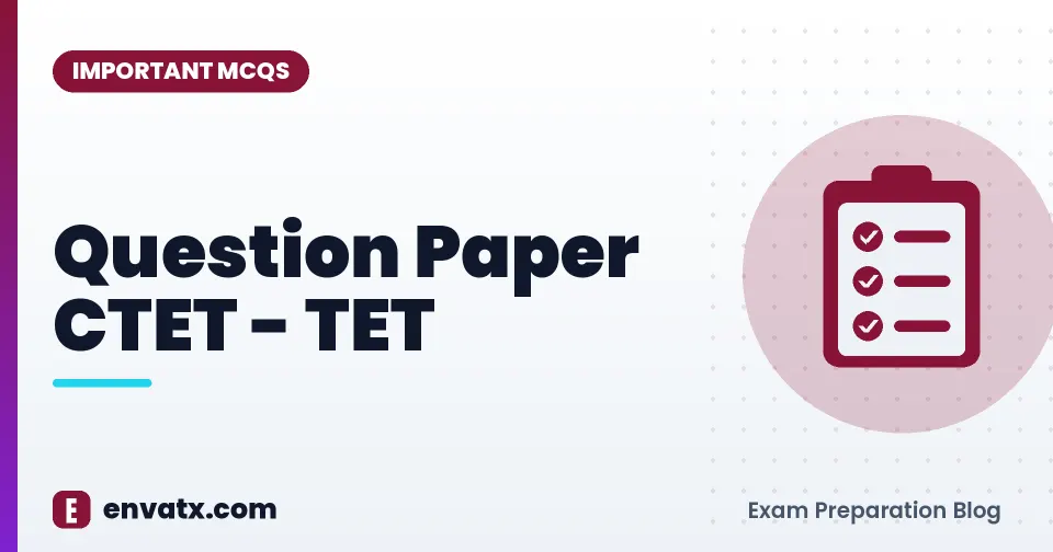 Question Paper CTET - TET