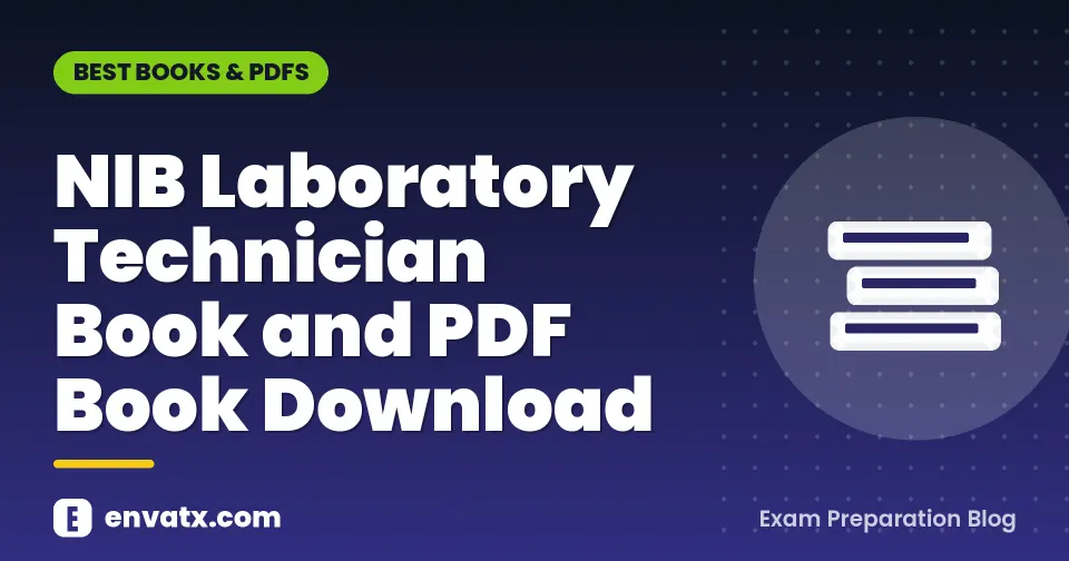 NIB Laboratory Technician Book and PDF Book Download