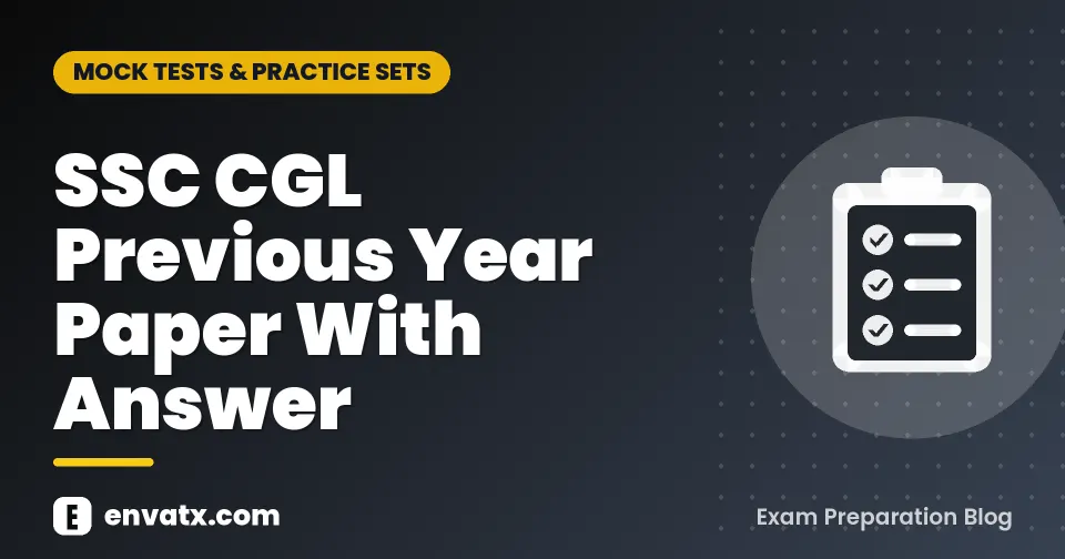 SSC CGL Previous Year Paper With Answer