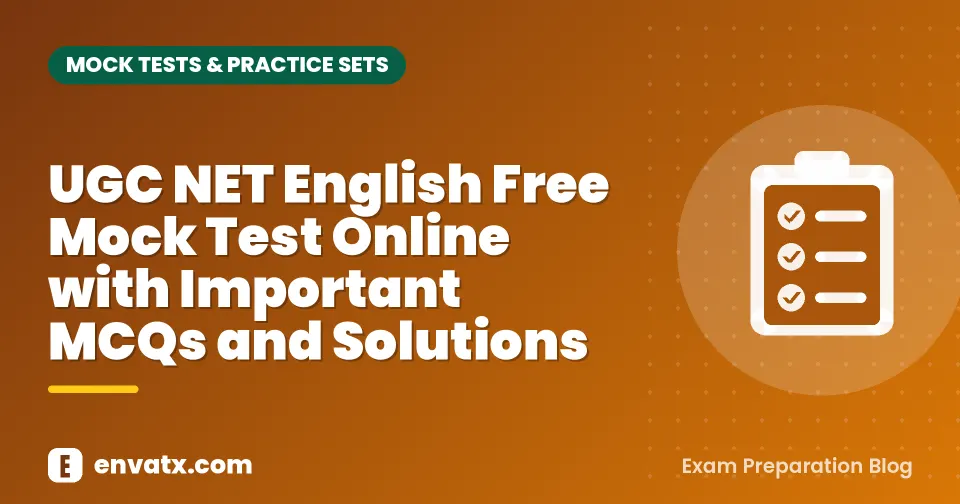 UGC NET English Free Mock Test Online with Important MCQs and Solutions