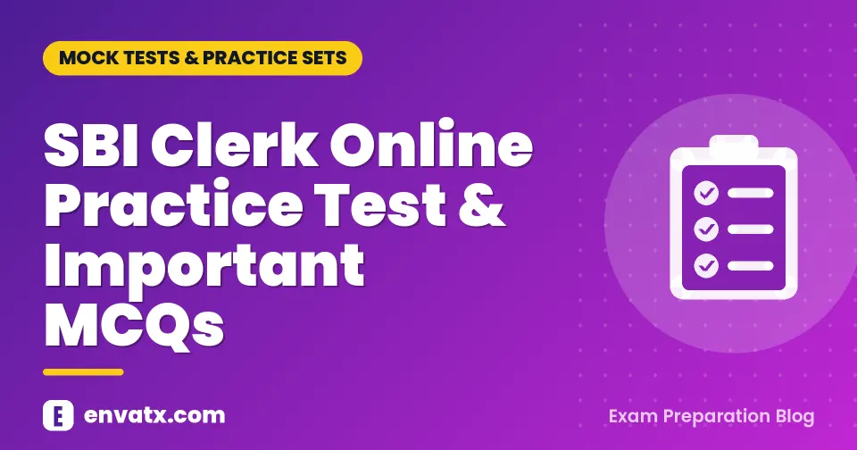 SBI Clerk Online Practice Test & Important MCQs