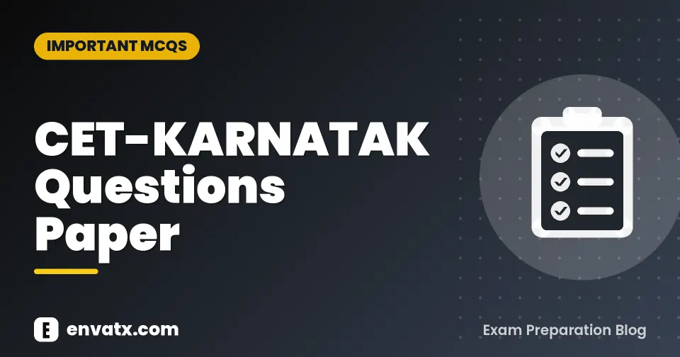 CET-KARNATAK Questions Paper