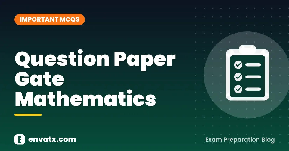 Question Paper Gate Mathematics