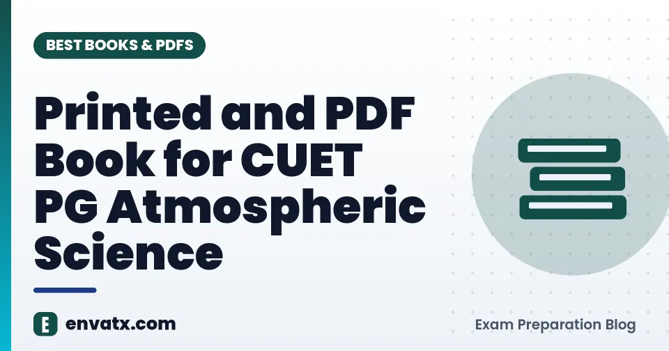 Printed and PDF Book for CUET PG Atmospheric Science