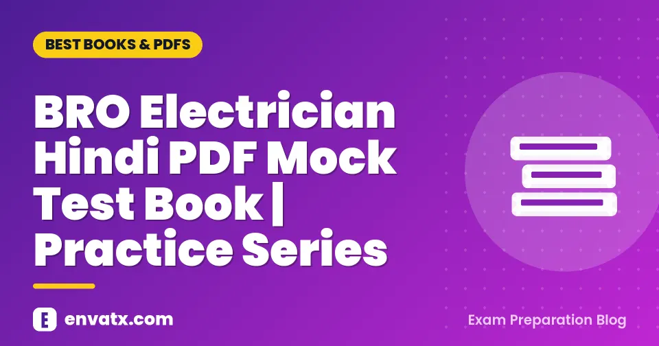 BRO Electrician Hindi PDF Mock Test Book | Practice Series
