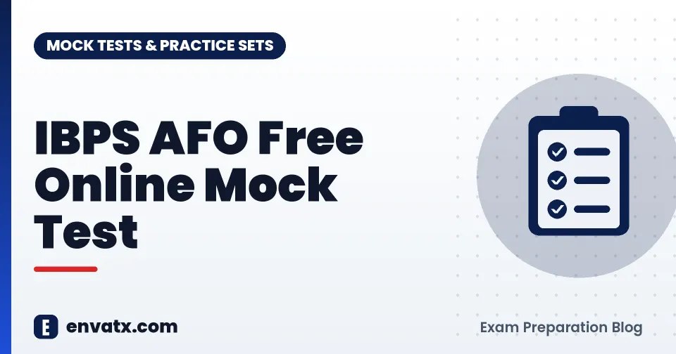 IBPS AFO Free Online Mock Test