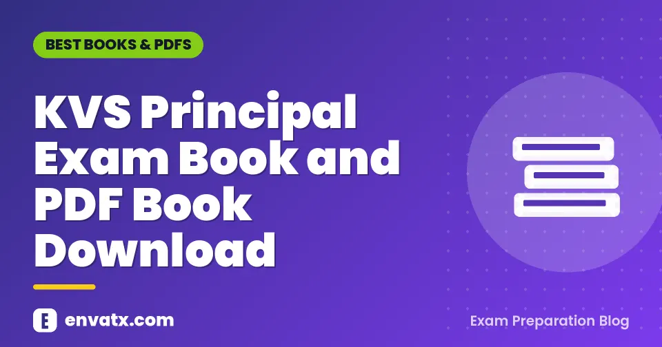 KVS Principal Exam Book and PDF Book Download