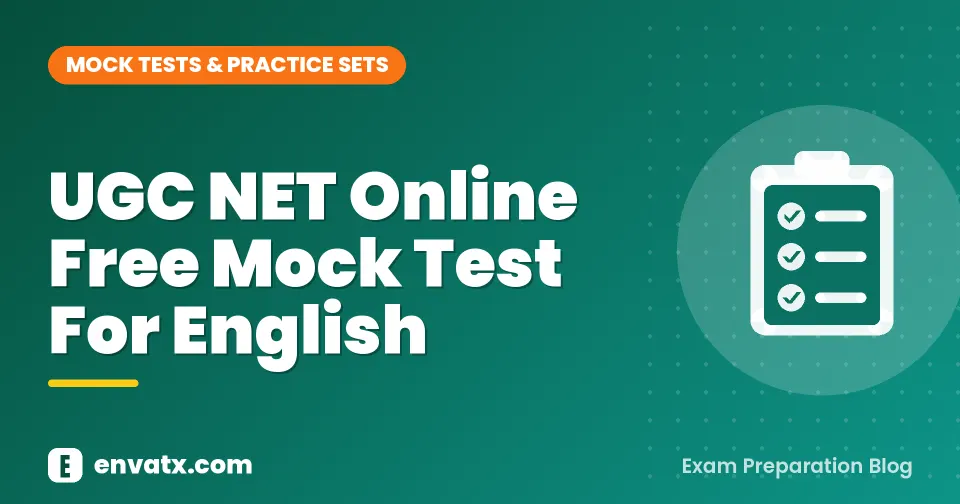 UGC NET Online Free Mock Test For English