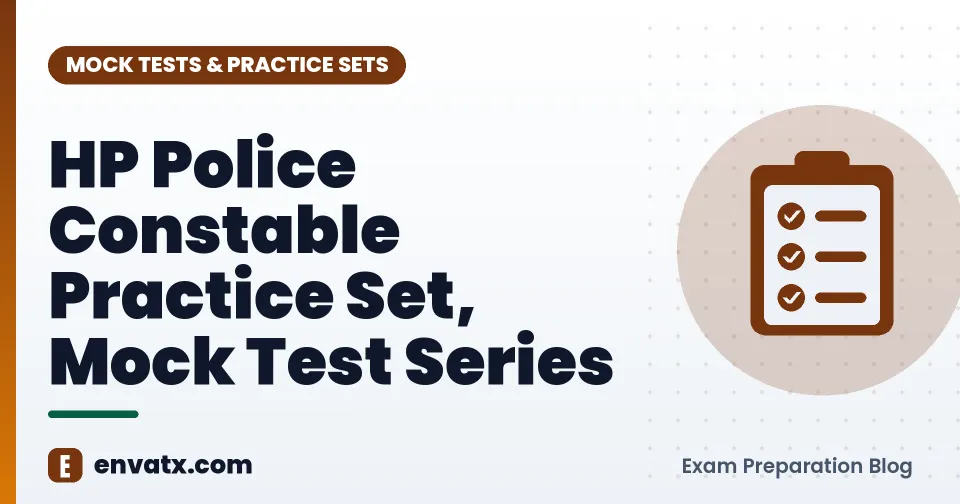 HP Police Constable Practice Set, Mock Test Series