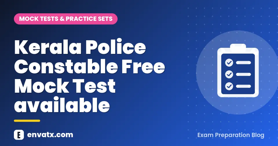 Kerala Police Constable Free Mock Test available