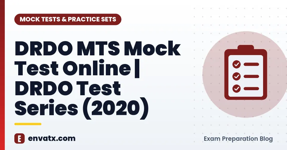 DRDO MTS Mock Test Online | DRDO Test Series (2020)