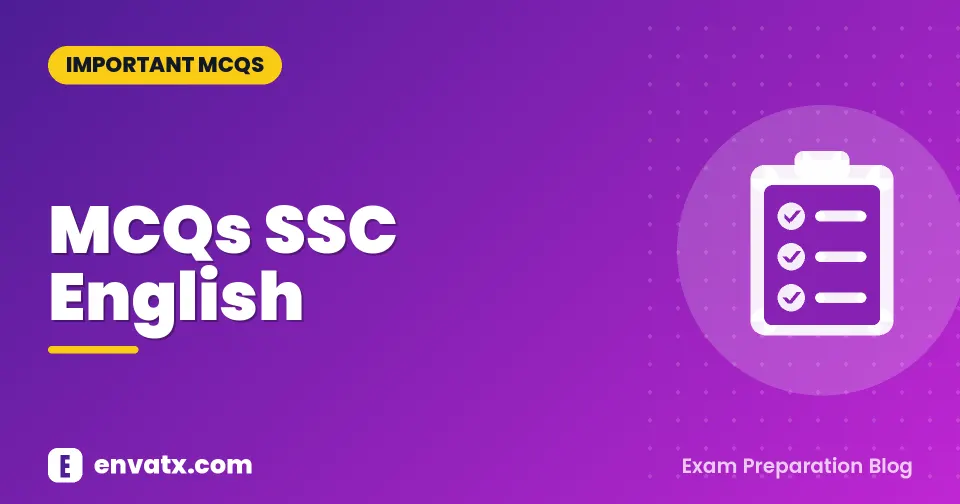 MCQs SSC English