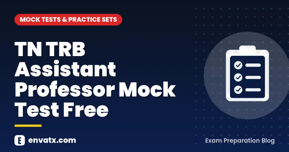 TN TRB Assistant Professor Mock Test Free