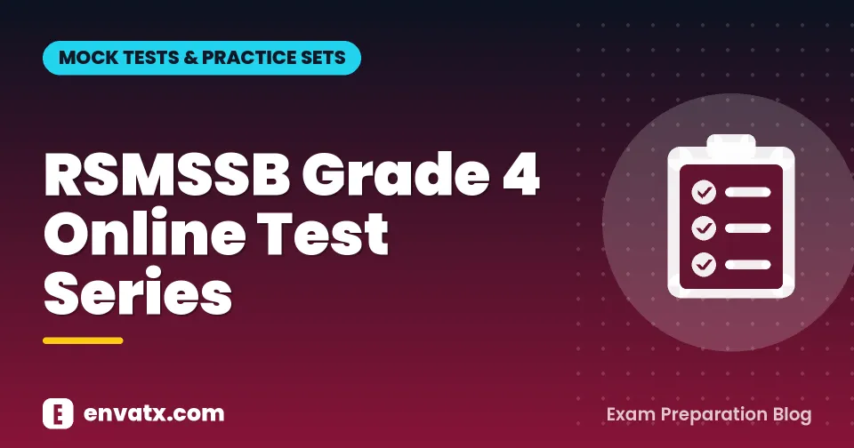 RSMSSB Grade 4 Online Test Series