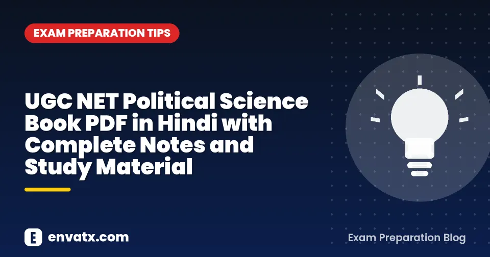UGC NET Political Science Book PDF in Hindi with Complete Notes and Study Material