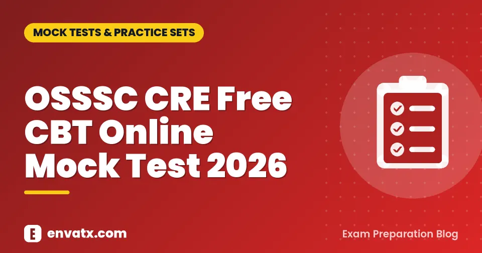 OSSSC CRE Free CBT Online Mock Test 2026