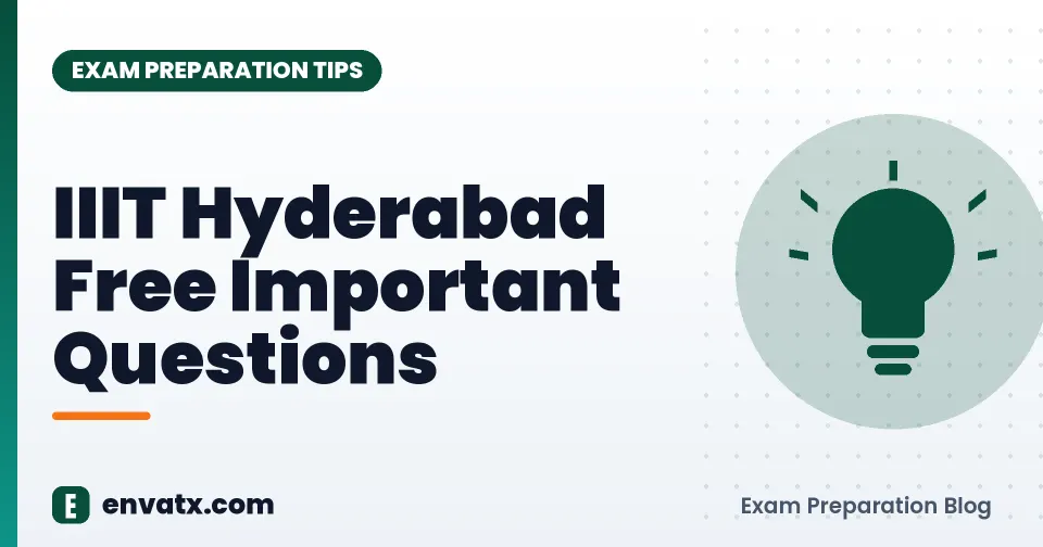 IIIT Hyderabad Free Important Questions
