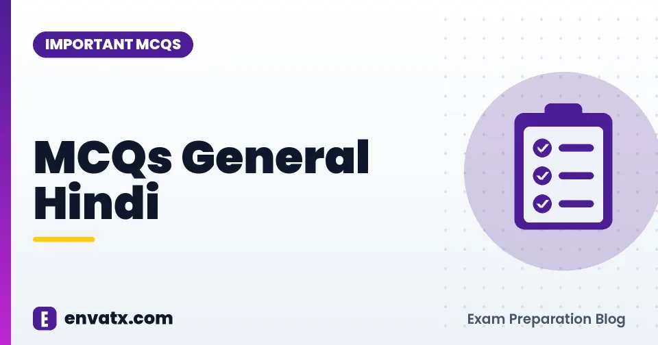 MCQs General Hindi