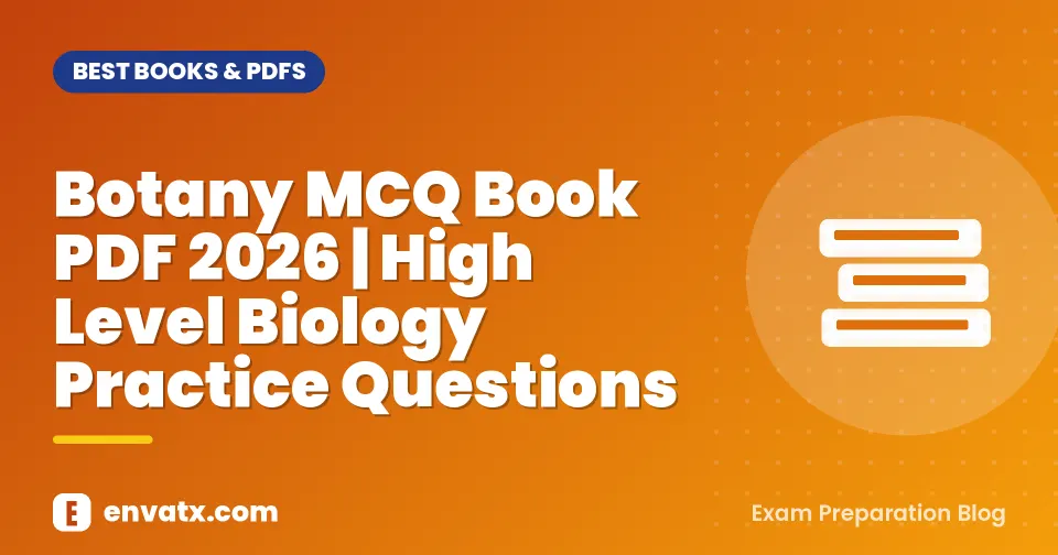 Botany MCQ Book PDF 2026 | High Level Biology Practice Questions
