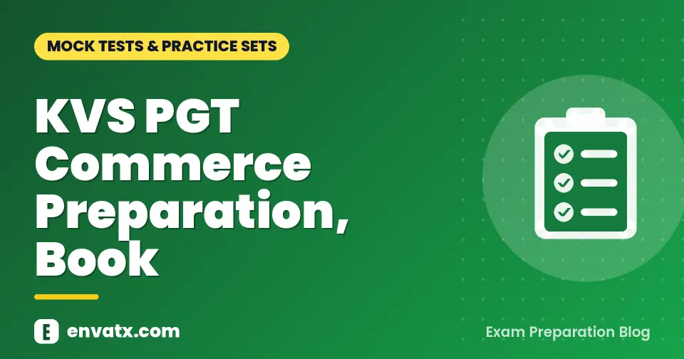 KVS PGT Commerce Preparation, Book