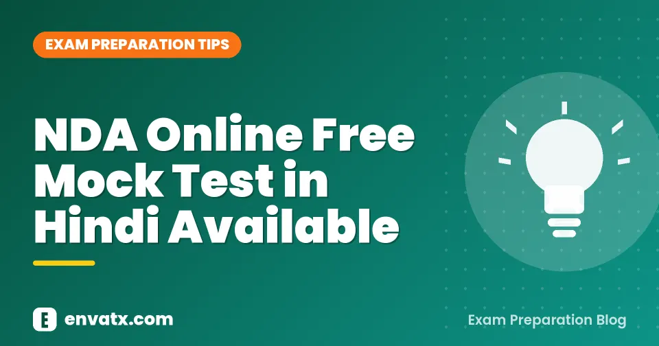 NDA Online Free Mock Test in Hindi Available