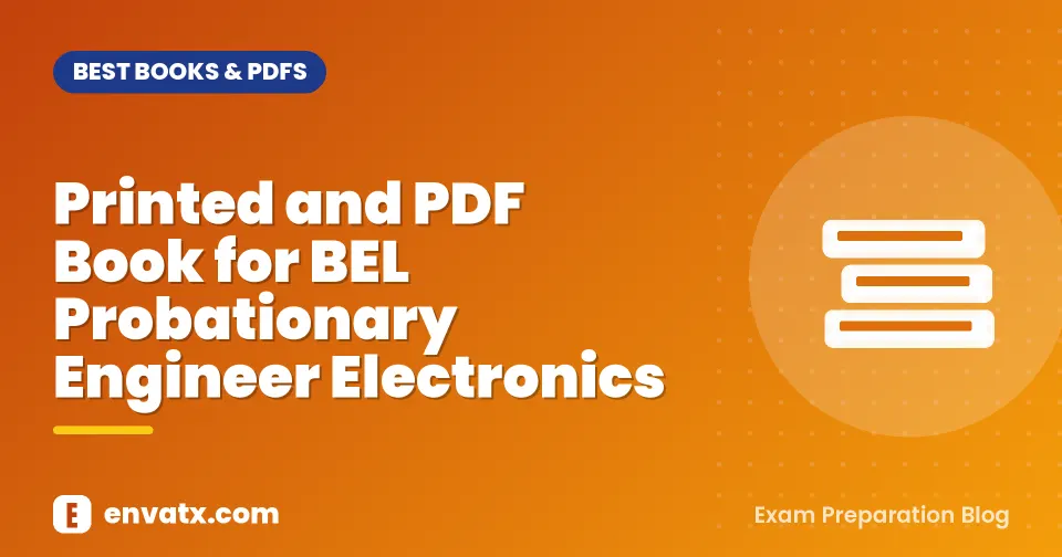 Printed and PDF Book for BEL Probationary Engineer Electronics