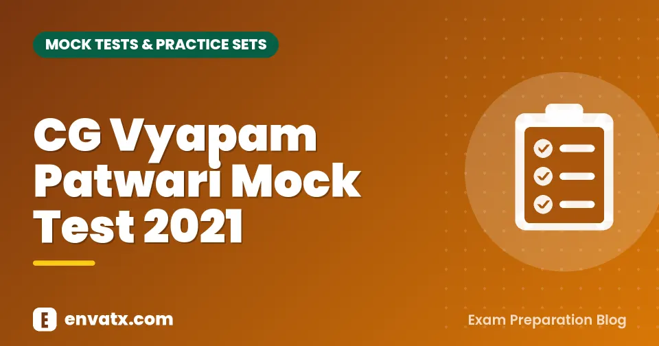 CG Vyapam Patwari Mock Test 2021