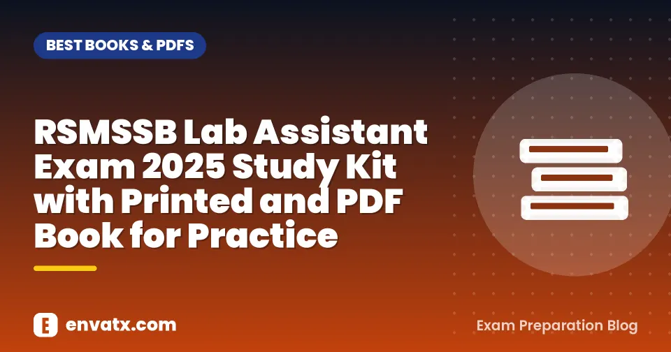 RSMSSB Lab Assistant Exam 2025 Study Kit with Printed and PDF Book for Practice