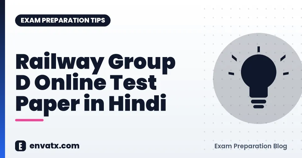 Railway Group D Online Test Paper in Hindi