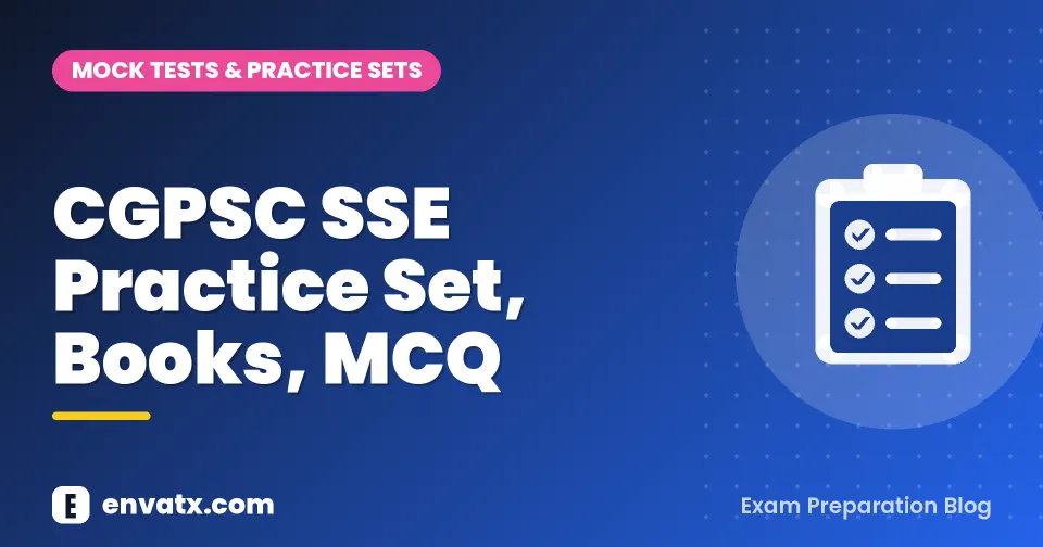 CGPSC SSE Practice Set, Books, MCQ