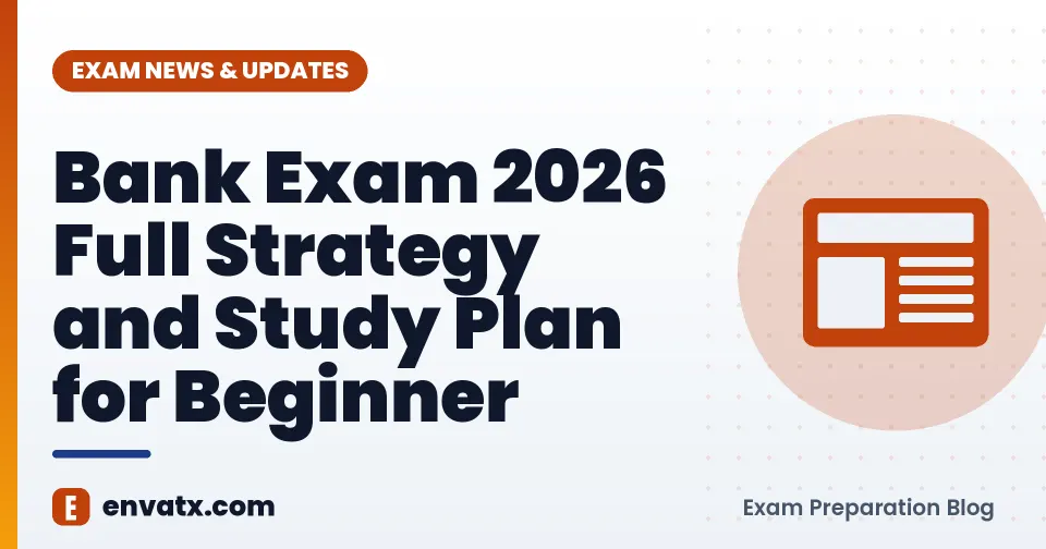 Bank Exam 2026 Full Strategy and Study Plan for Beginner