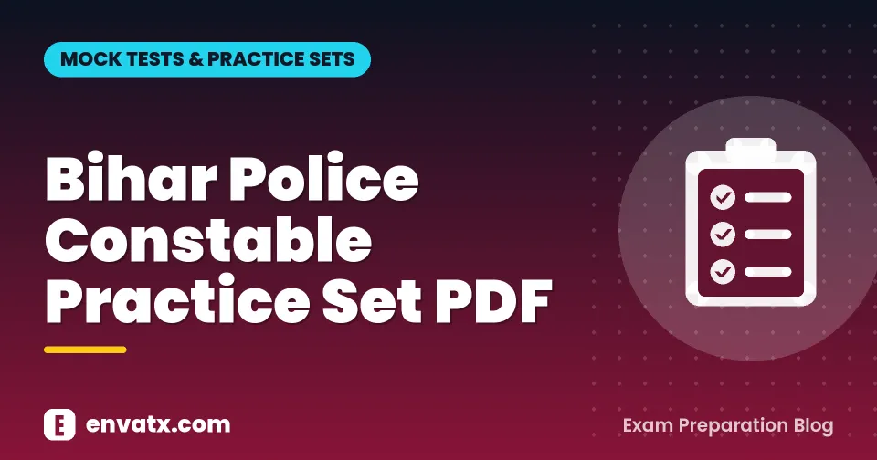 Bihar Police Constable Practice Set PDF