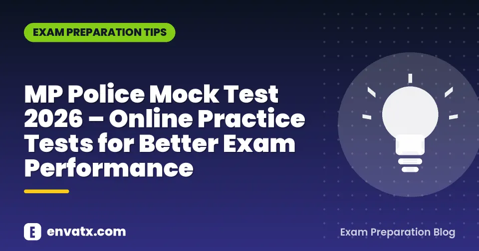 MP Police Mock Test 2026 – Online Practice Tests for Better Exam Performance