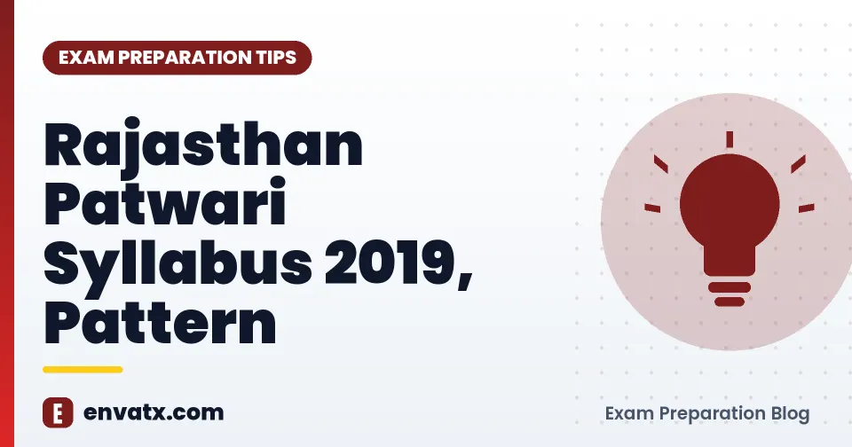 Rajasthan Patwari Syllabus 2019, Pattern