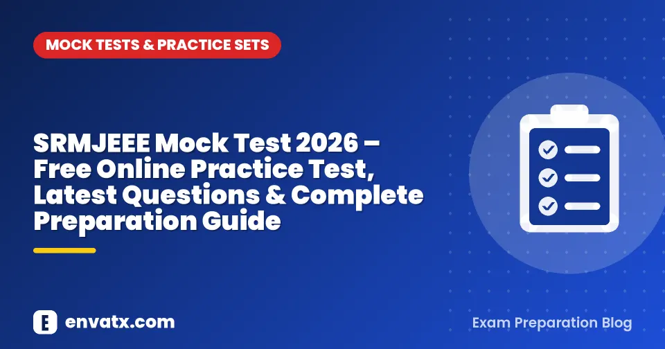 SRMJEEE Mock Test 2026 – Free Online Practice Test, Latest Questions & Complete Preparation Guide