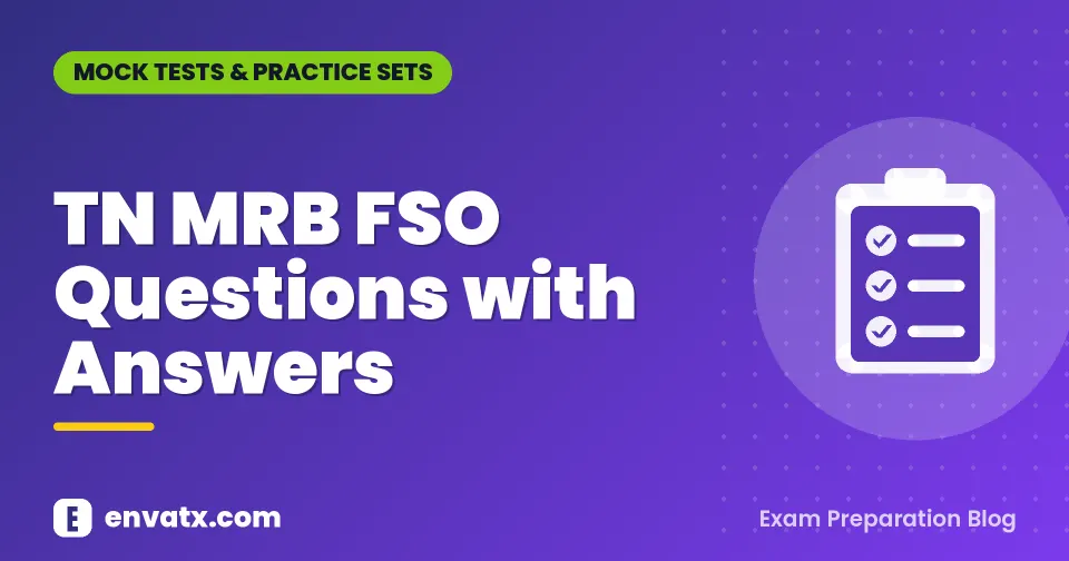 TN MRB FSO Questions with Answers