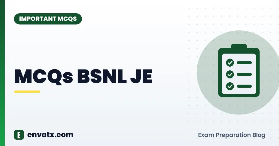 MCQs BSNL JE