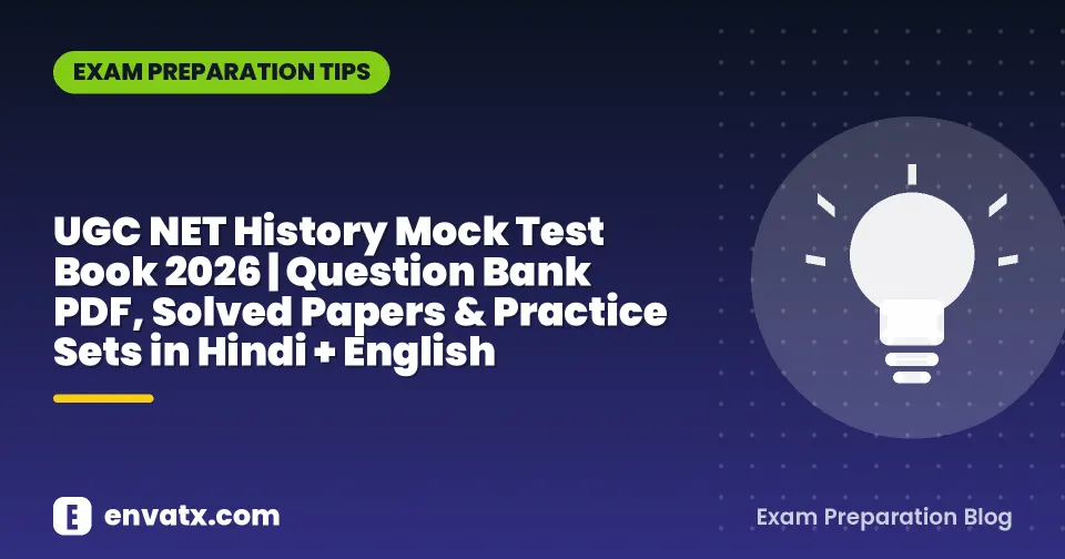 UGC NET History Mock Test Book 2026 | Question Bank PDF, Solved Papers & Practice Sets in Hindi + English