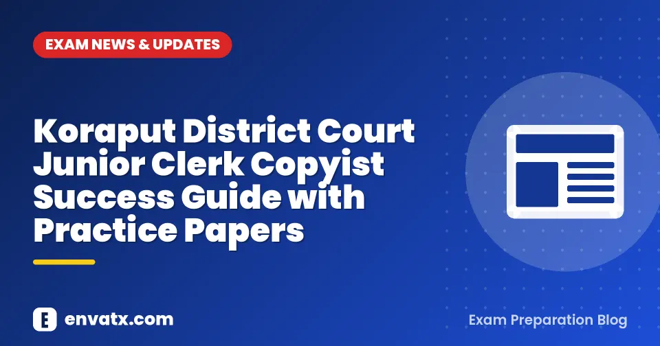 Koraput District Court Junior Clerk Copyist Success Guide with Practice Papers