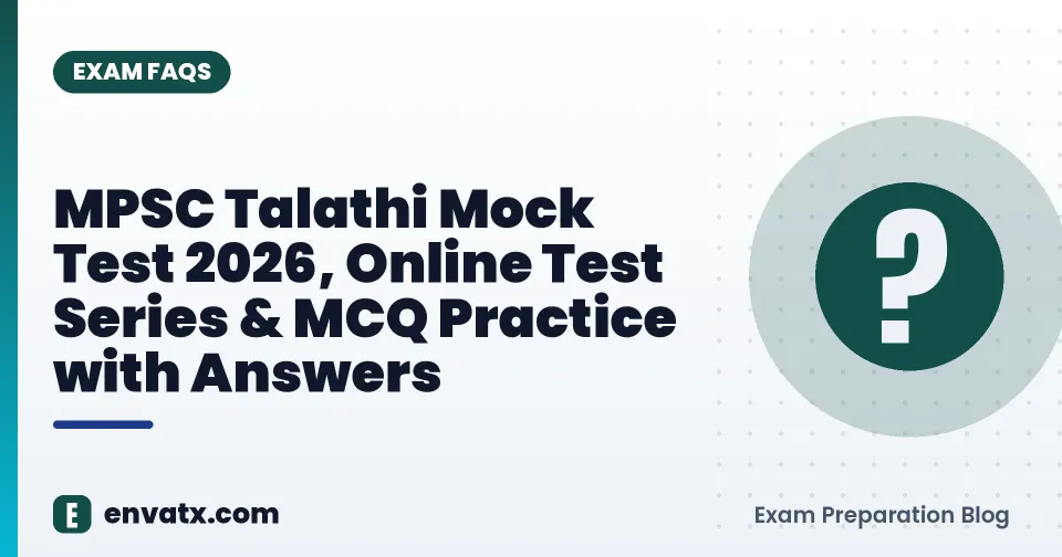 MPSC Talathi Mock Test 2026, Online Test Series & MCQ Practice with Answers